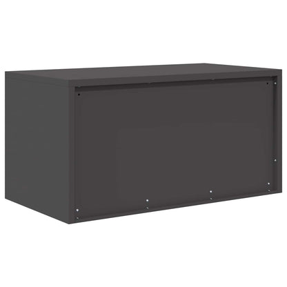 Storage Cabinet Black 80 x 40 x 40 cm Steel