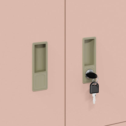 Storage Cabinet Pink 80 x 40 x 40 cm Steel