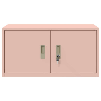 Storage Cabinet Pink 80 x 40 x 40 cm Steel