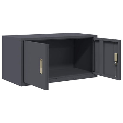 Storage Cabinet Anthracite 80 x 40 x 40 cm Steel