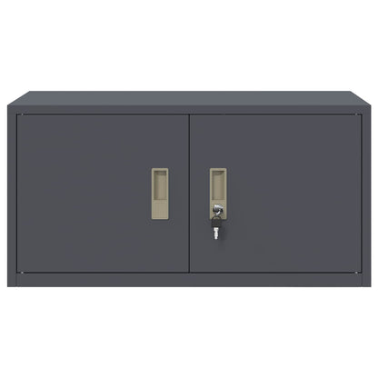 Storage Cabinet Anthracite 80 x 40 x 40 cm Steel