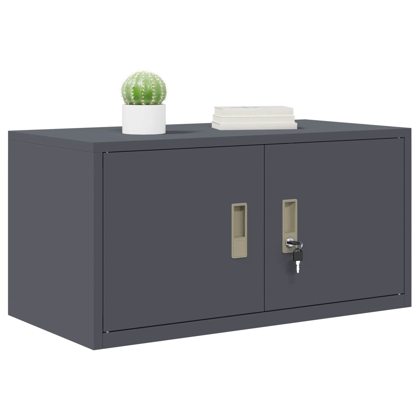 Storage Cabinet Anthracite 80 x 40 x 40 cm Steel