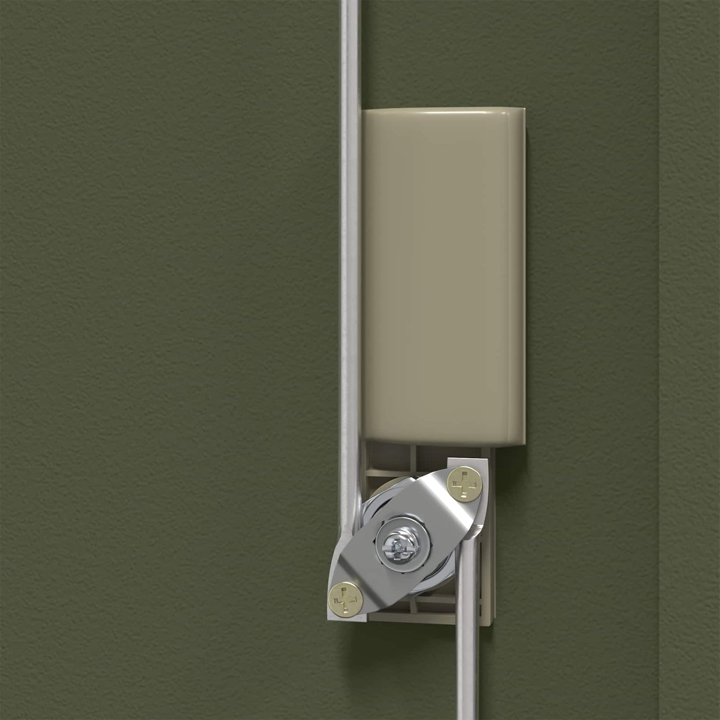Storage Cabinet Olive Green 80 x 40 x 40 cm Steel