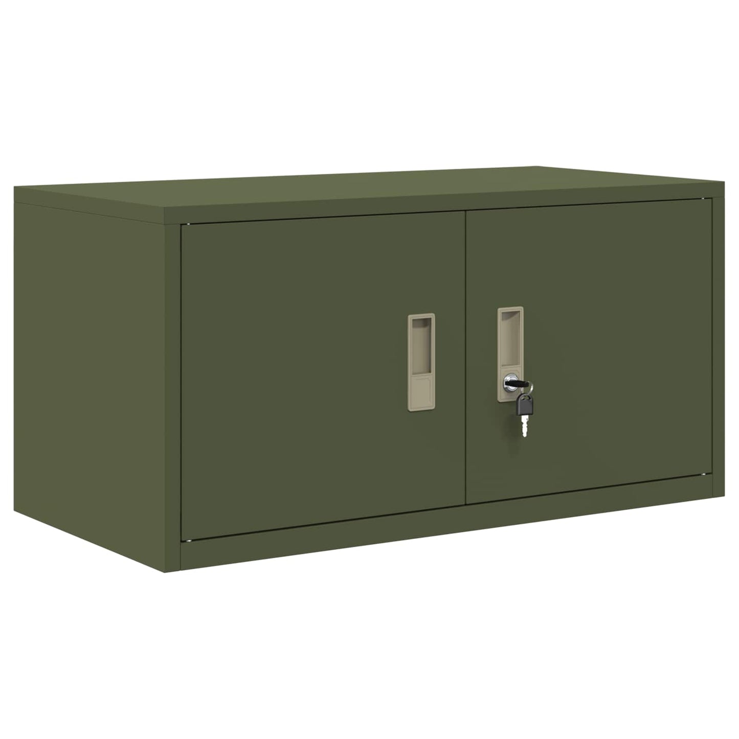 Storage Cabinet Olive Green 80 x 40 x 40 cm Steel