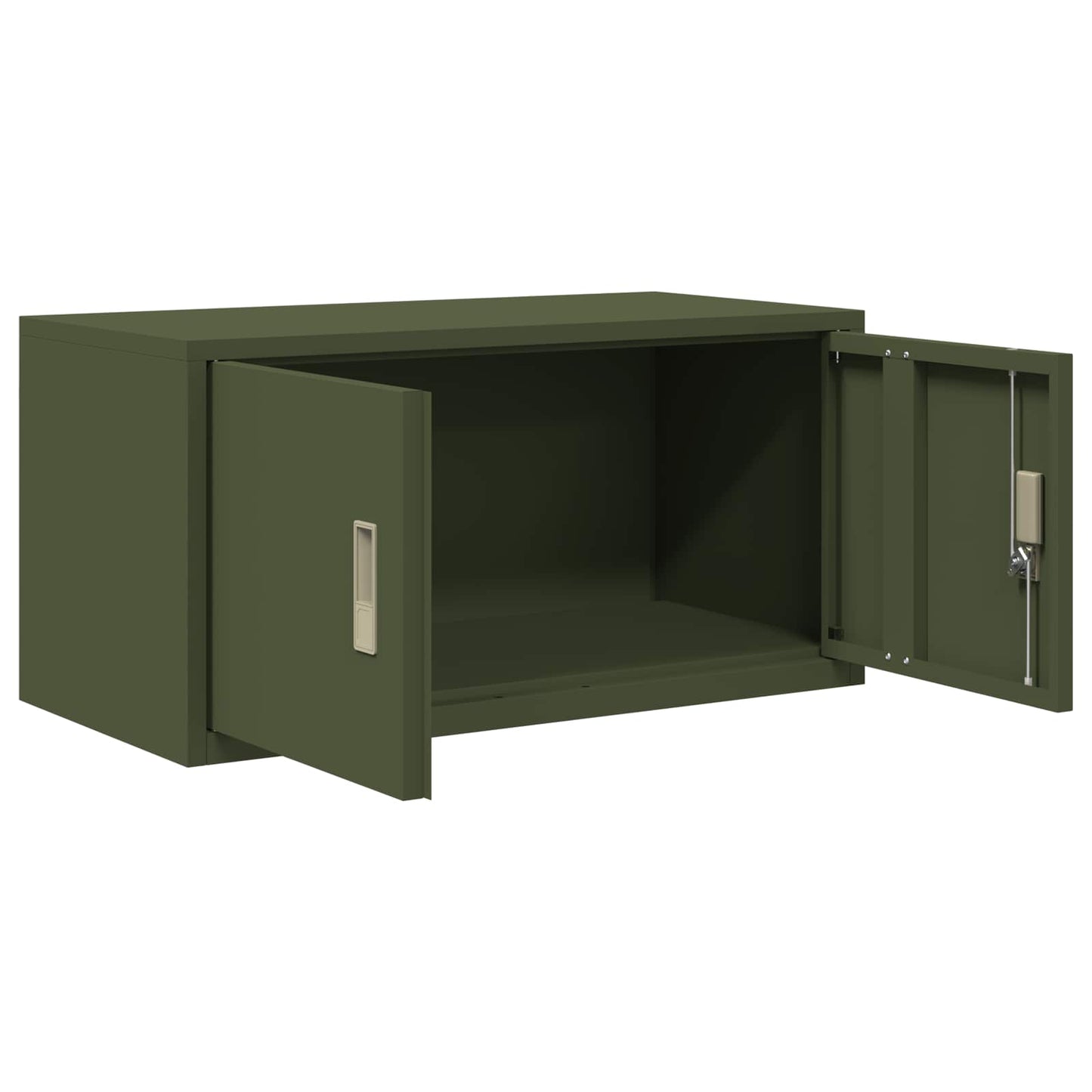 Storage Cabinet Olive Green 80 x 40 x 40 cm Steel