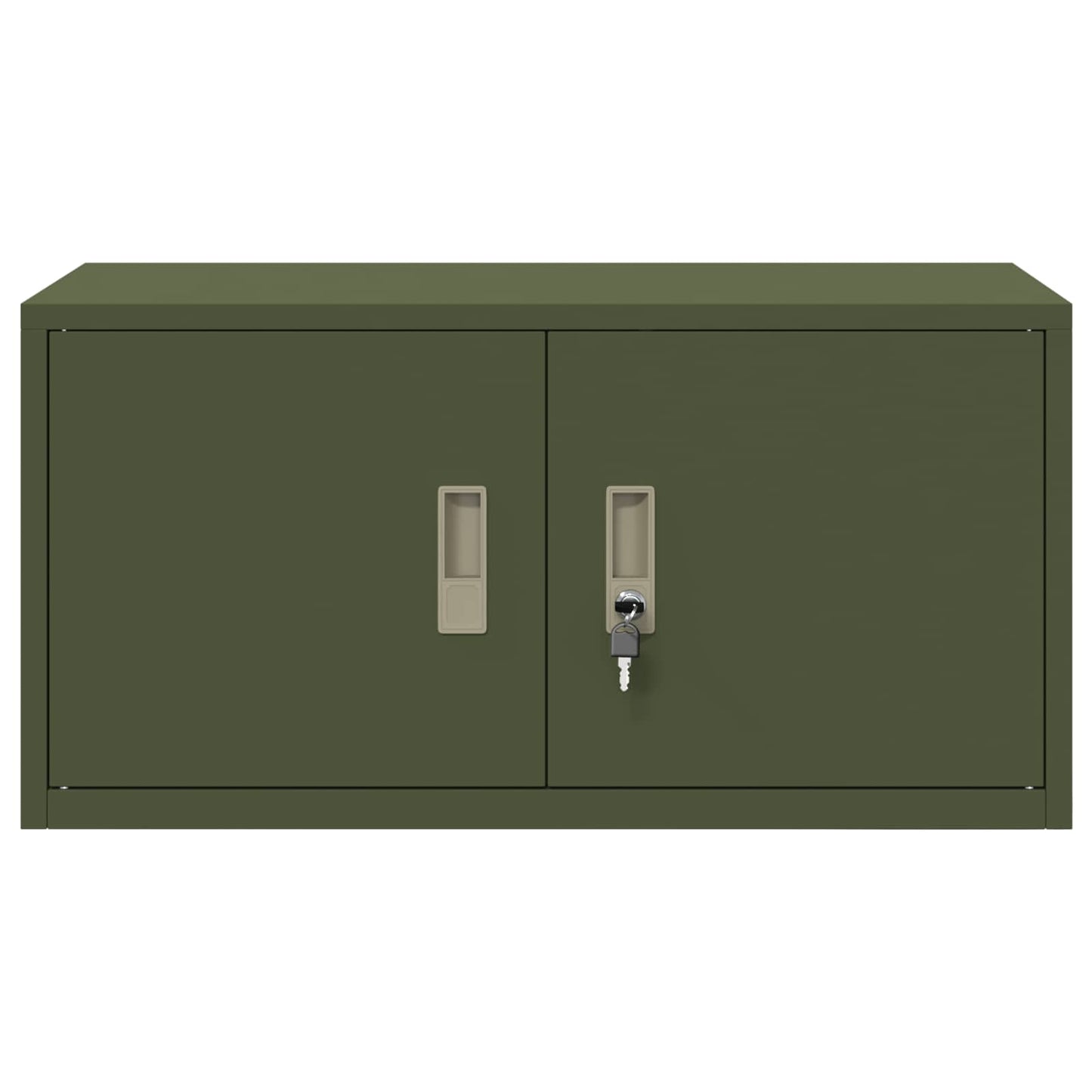 Storage Cabinet Olive Green 80 x 40 x 40 cm Steel