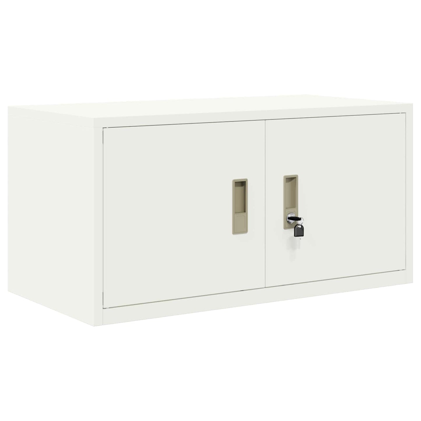 Storage Cabinet White 80 x 40 x 40 cm Steel