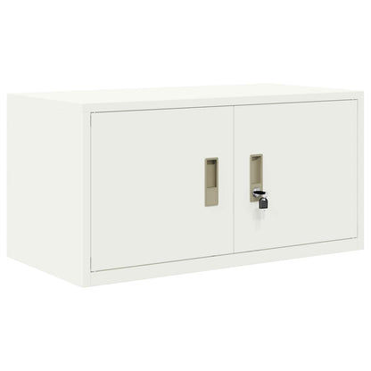 Storage Cabinet White 80 x 40 x 40 cm Steel