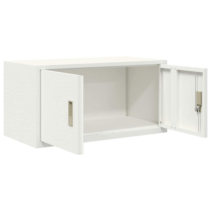 Storage Cabinet White 80 x 40 x 40 cm Steel