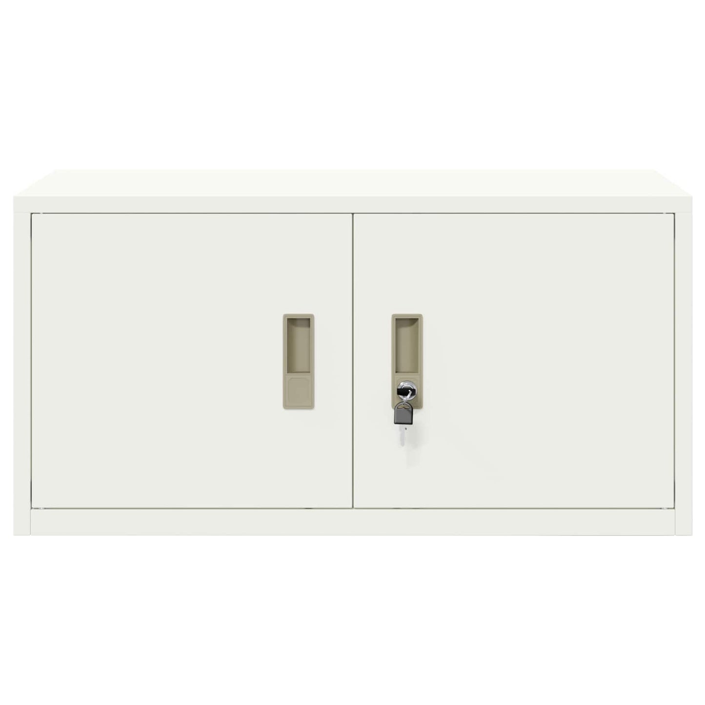 Storage Cabinet White 80 x 40 x 40 cm Steel