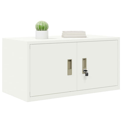 Storage Cabinet White 80 x 40 x 40 cm Steel