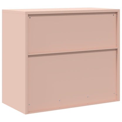 Storage Cabinet Pink 80 x 40 x 70 cm Steel