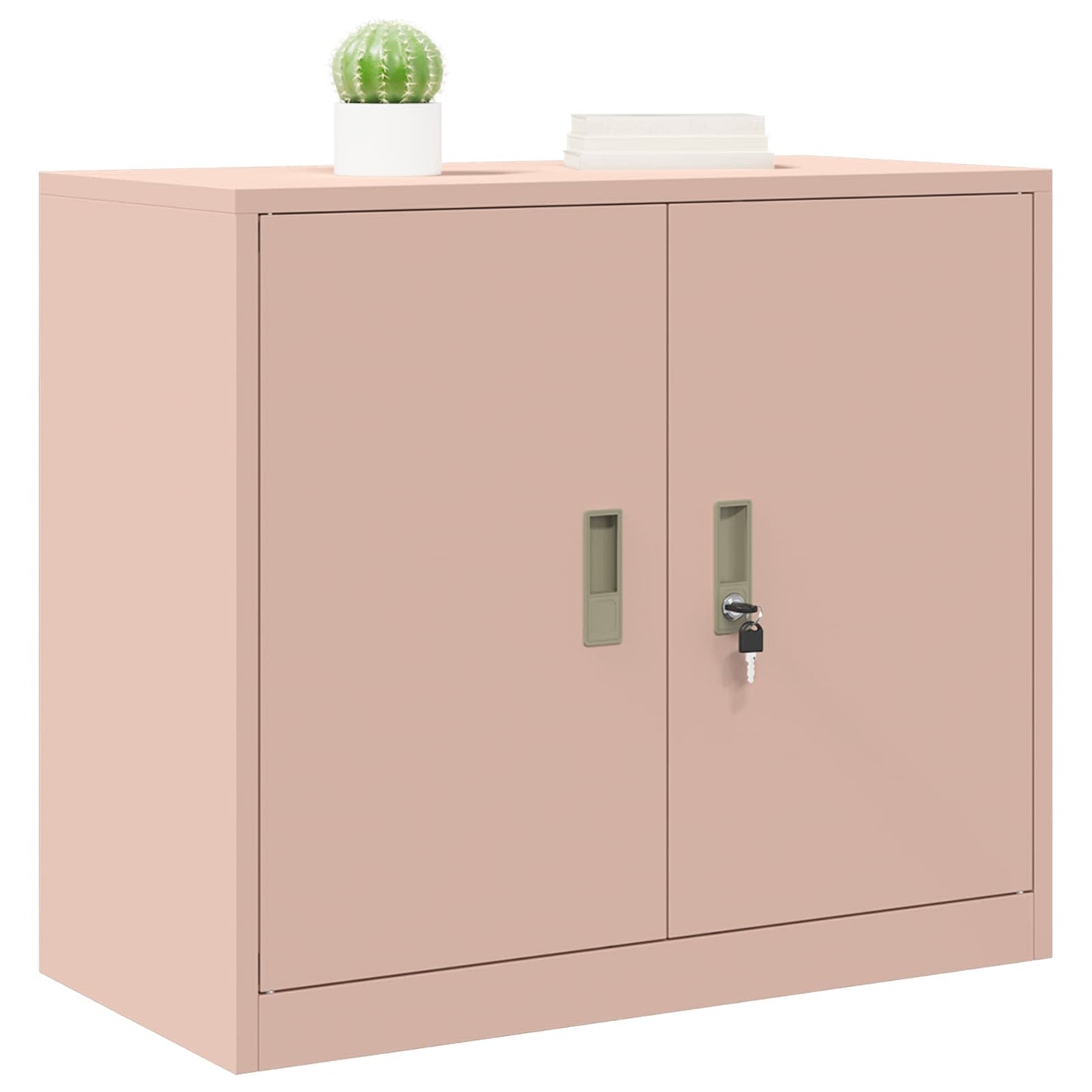 Storage Cabinet Pink 80 x 40 x 70 cm Steel