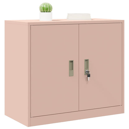 Storage Cabinet Pink 80 x 40 x 70 cm Steel