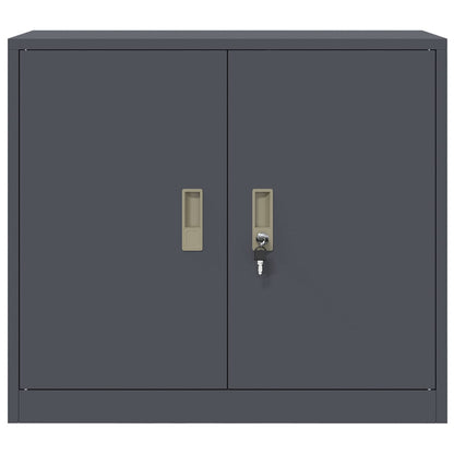 Storage Cabinet Anthracite 80 x 40 x 70 cm Steel