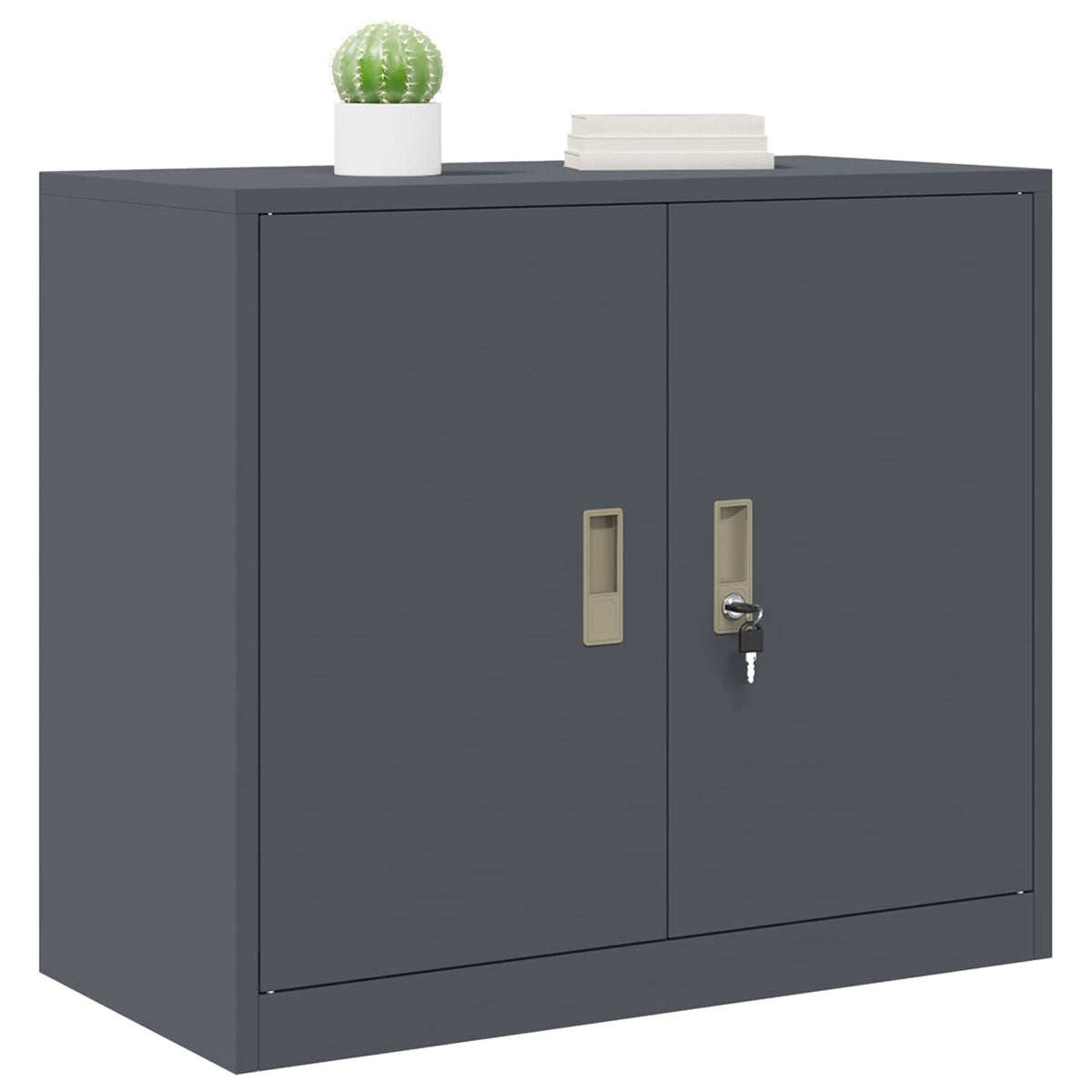 Storage Cabinet Anthracite 80 x 40 x 70 cm Steel