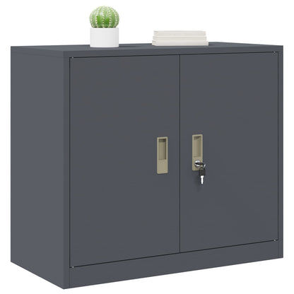 Storage Cabinet Anthracite 80 x 40 x 70 cm Steel