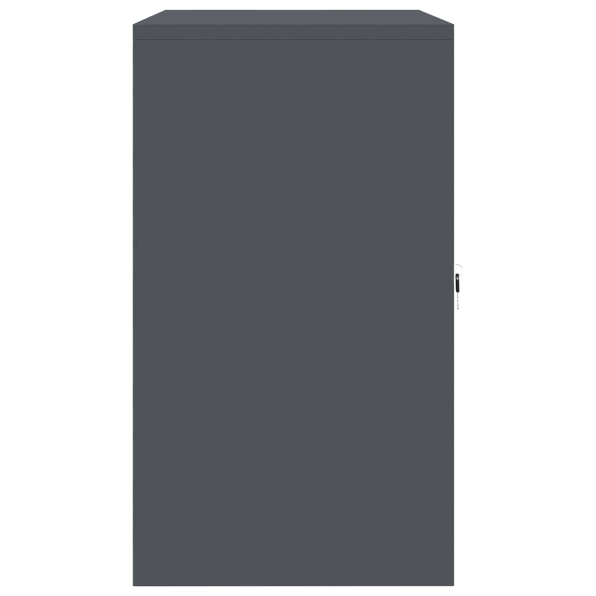 Storage Cabinet Anthracite 80 x 40 x 70 cm Steel