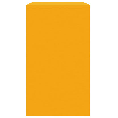 Storage Cabinet Mustard Yellow 80 x 40 x 70 cm Steel