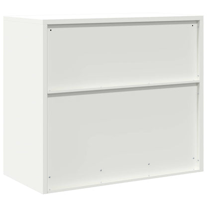 Storage Cabinet White 80 x 40 x 70 cm Steel