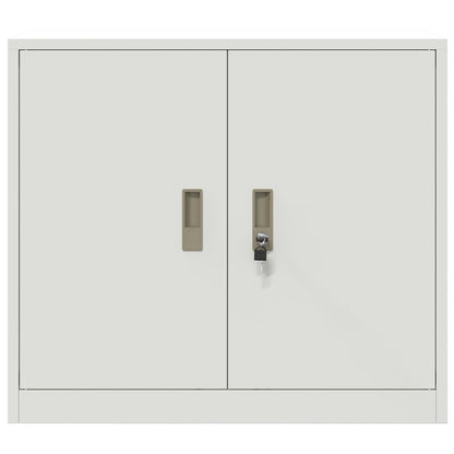 Storage Cabinet White 80 x 40 x 70 cm Steel