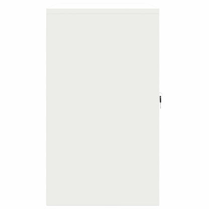 Storage Cabinet White 80 x 40 x 70 cm Steel