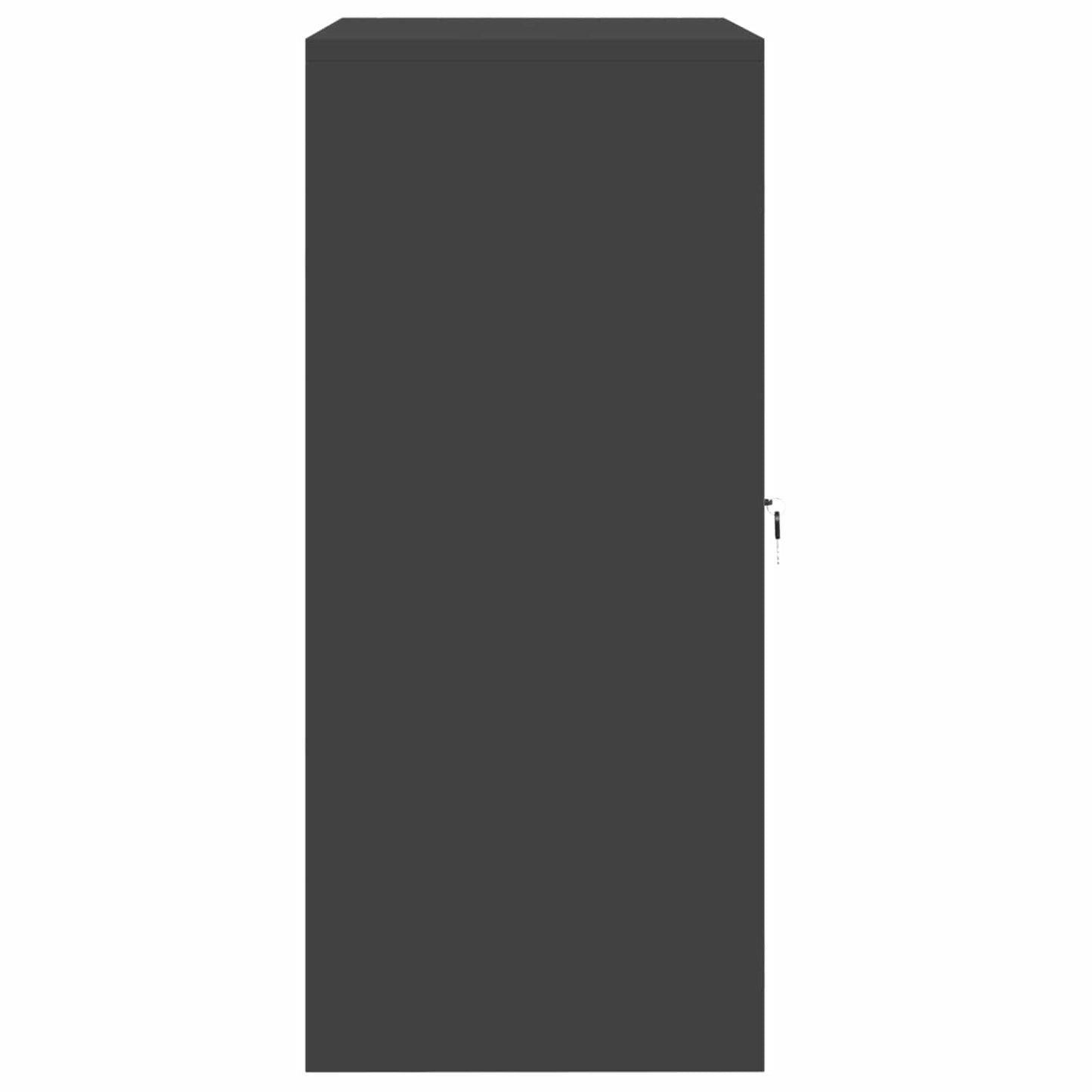 Storage Cabinet Black 80 x 40 x 90 cm Steel