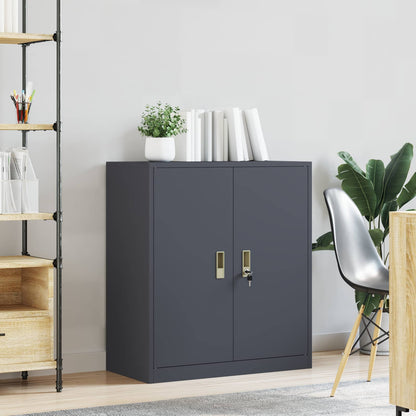 Storage Cabinet Anthracite 80 x 40 x 90 cm Steel