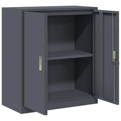 Storage Cabinet Anthracite 80 x 40 x 90 cm Steel