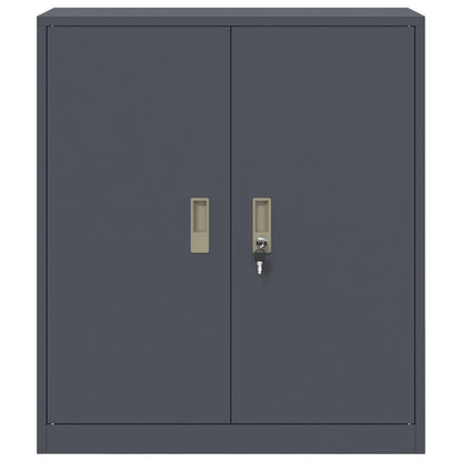 Storage Cabinet Anthracite 80 x 40 x 90 cm Steel