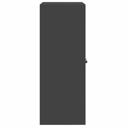 Storage Cabinet Black 80 x 40 x 105 cm Steel