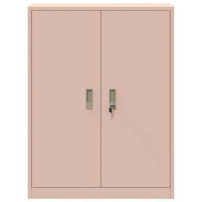 Storage Cabinet Pink 80 x 40 x 105 cm Steel