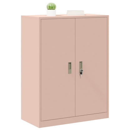 Storage Cabinet Pink 80 x 40 x 105 cm Steel