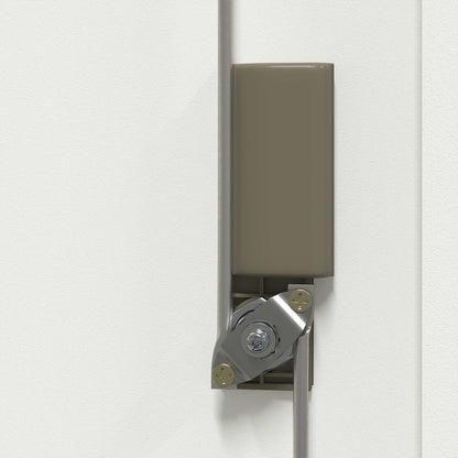 Storage Cabinet White 80 x 40 x 105 cm Steel