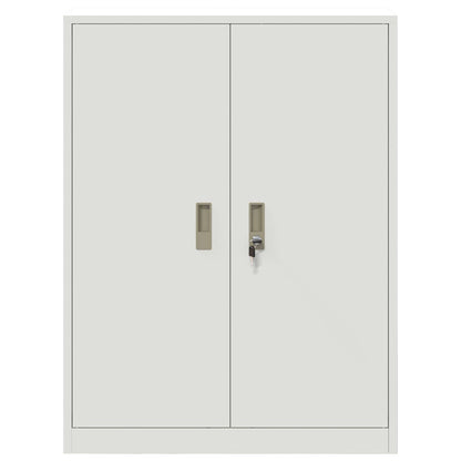 Storage Cabinet White 80 x 40 x 105 cm Steel
