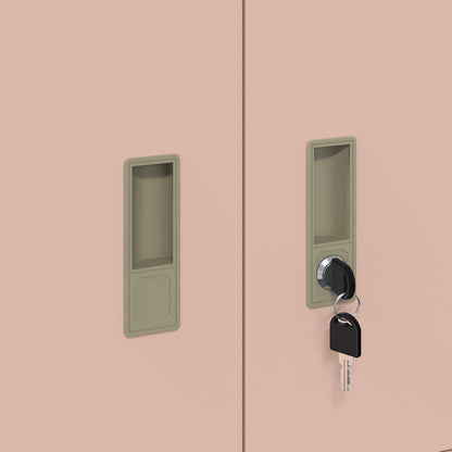 Storage Cabinet Pink 60 x 40 x 40 cm Steel