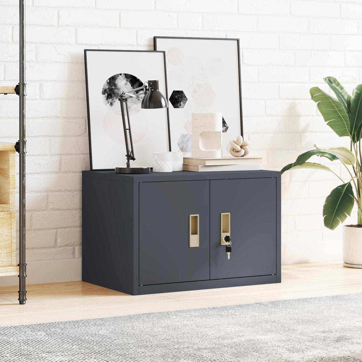Storage Cabinet Anthracite 60 x 40 x 40 cm Steel