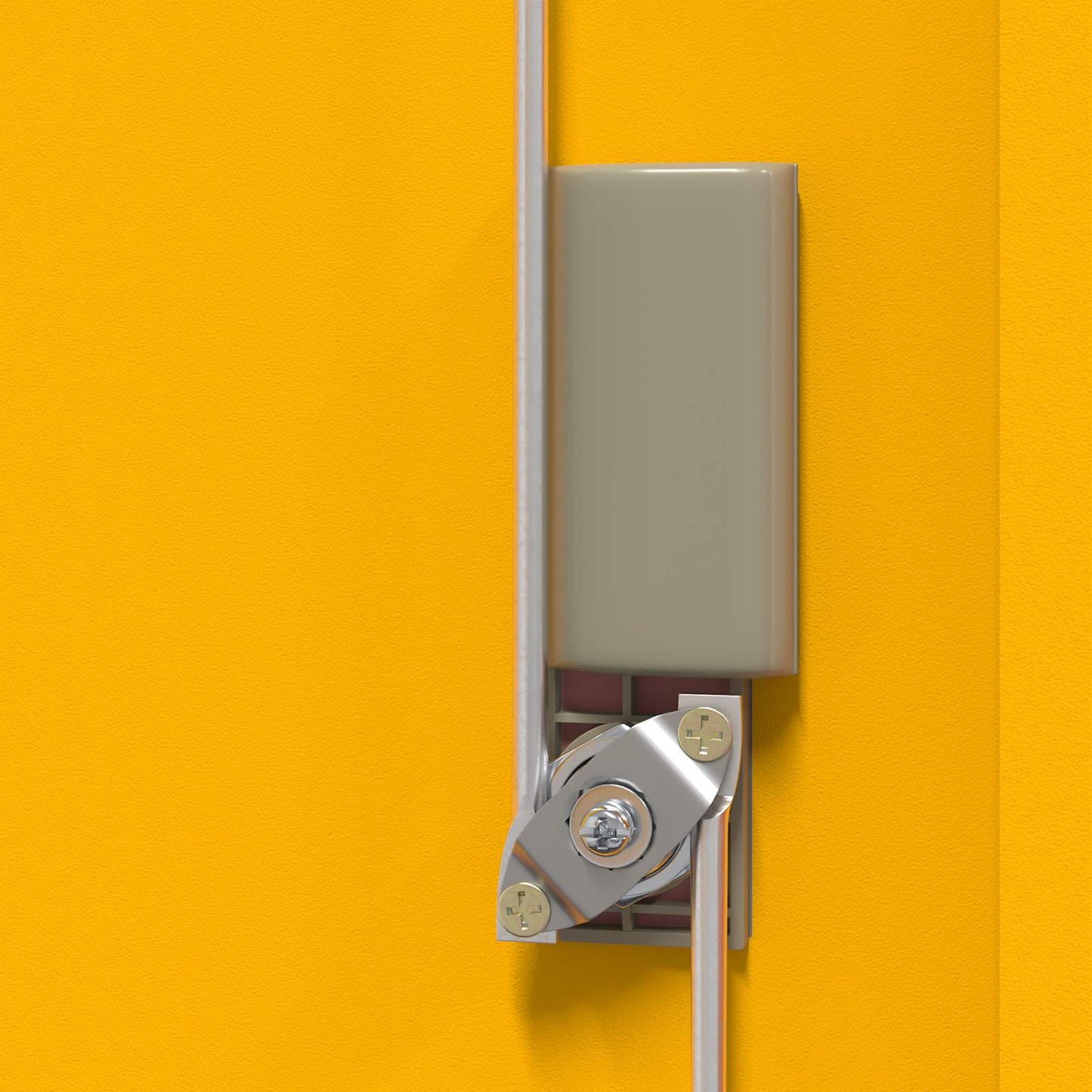 Storage Cabinet Mustard Yellow 60 x 40 x 40 cm Steel