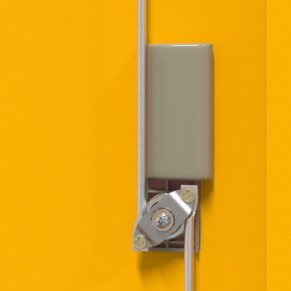 Storage Cabinet Mustard Yellow 60 x 40 x 40 cm Steel