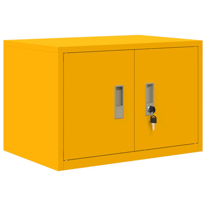 Storage Cabinet Mustard Yellow 60 x 40 x 40 cm Steel