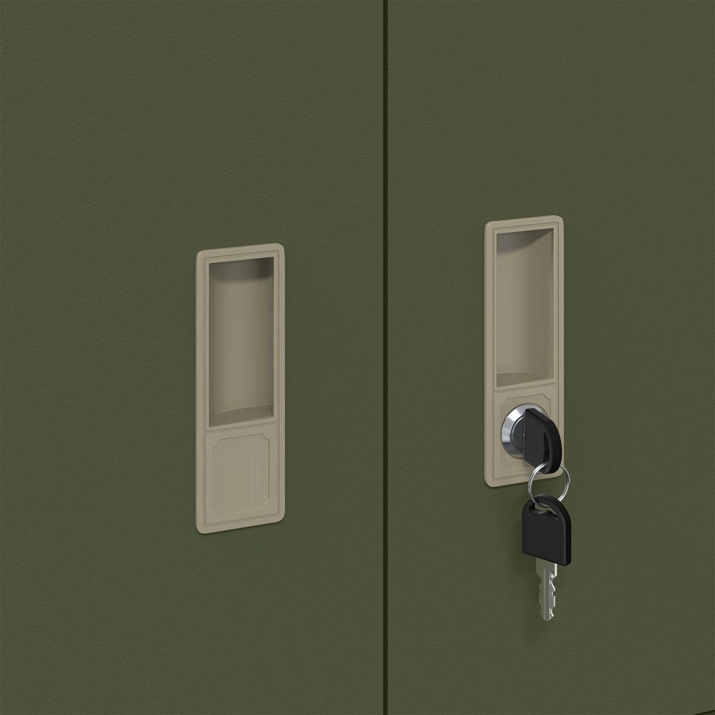 Storage Cabinet Olive Green 60 x 40 x 40 cm Steel