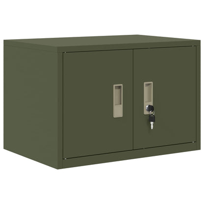 Storage Cabinet Olive Green 60 x 40 x 40 cm Steel