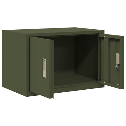 Storage Cabinet Olive Green 60 x 40 x 40 cm Steel