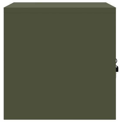 Storage Cabinet Olive Green 60 x 40 x 40 cm Steel