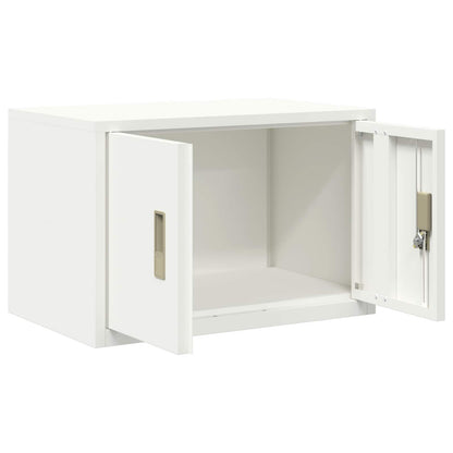 Storage Cabinet White 60 x 40 x 40 cm Steel