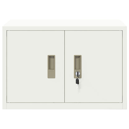 Storage Cabinet White 60 x 40 x 40 cm Steel