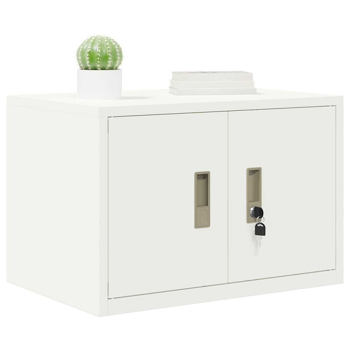 Storage Cabinet White 60 x 40 x 40 cm Steel