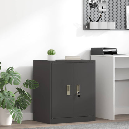 Storage Cabinet Black 60 x 40 x 70 cm Steel