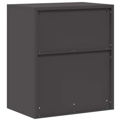 Storage Cabinet Black 60 x 40 x 70 cm Steel