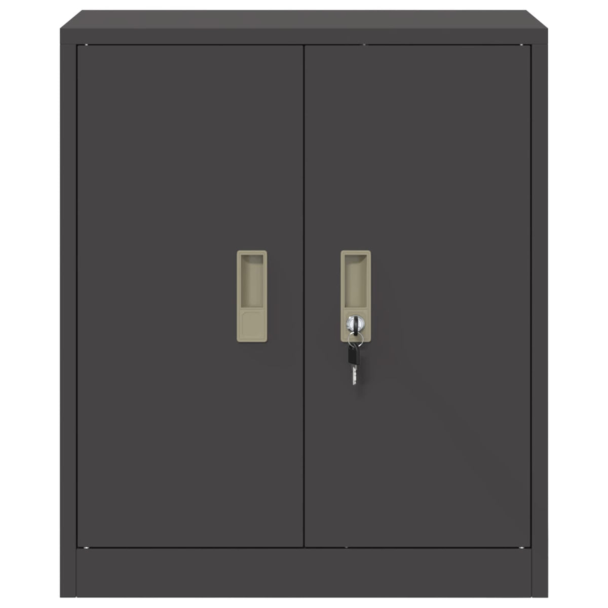 Storage Cabinet Black 60 x 40 x 70 cm Steel